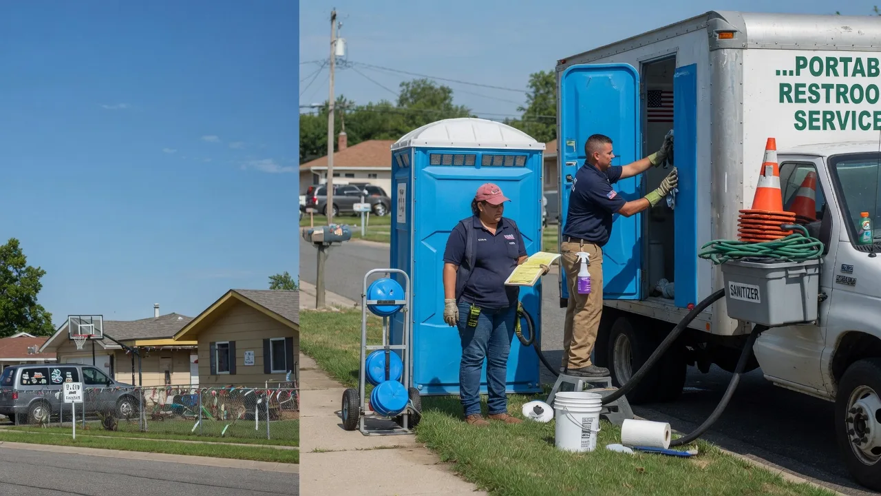Portable Toilet Rental in Caldwell, KS near me